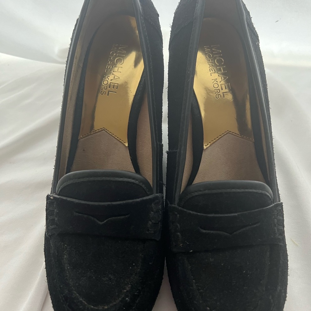 Michael Kors Elegant Black Loafers pumps for Women 7.5M